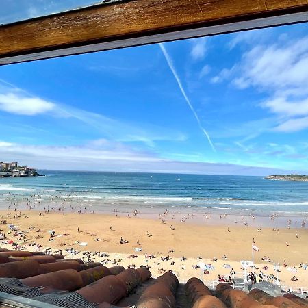 Atico Primera Linea Playa De San Lorenzo Gijón Exteriör bild